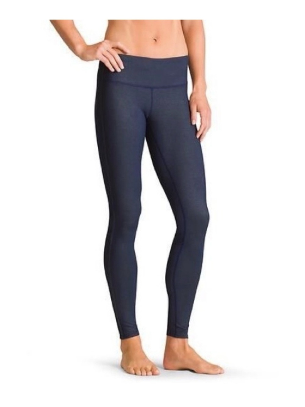 Athleta Blue Faux Denim Chaturanga Tights